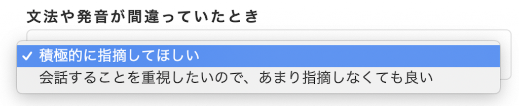 オンラインDMM英会話のレッスンの指摘